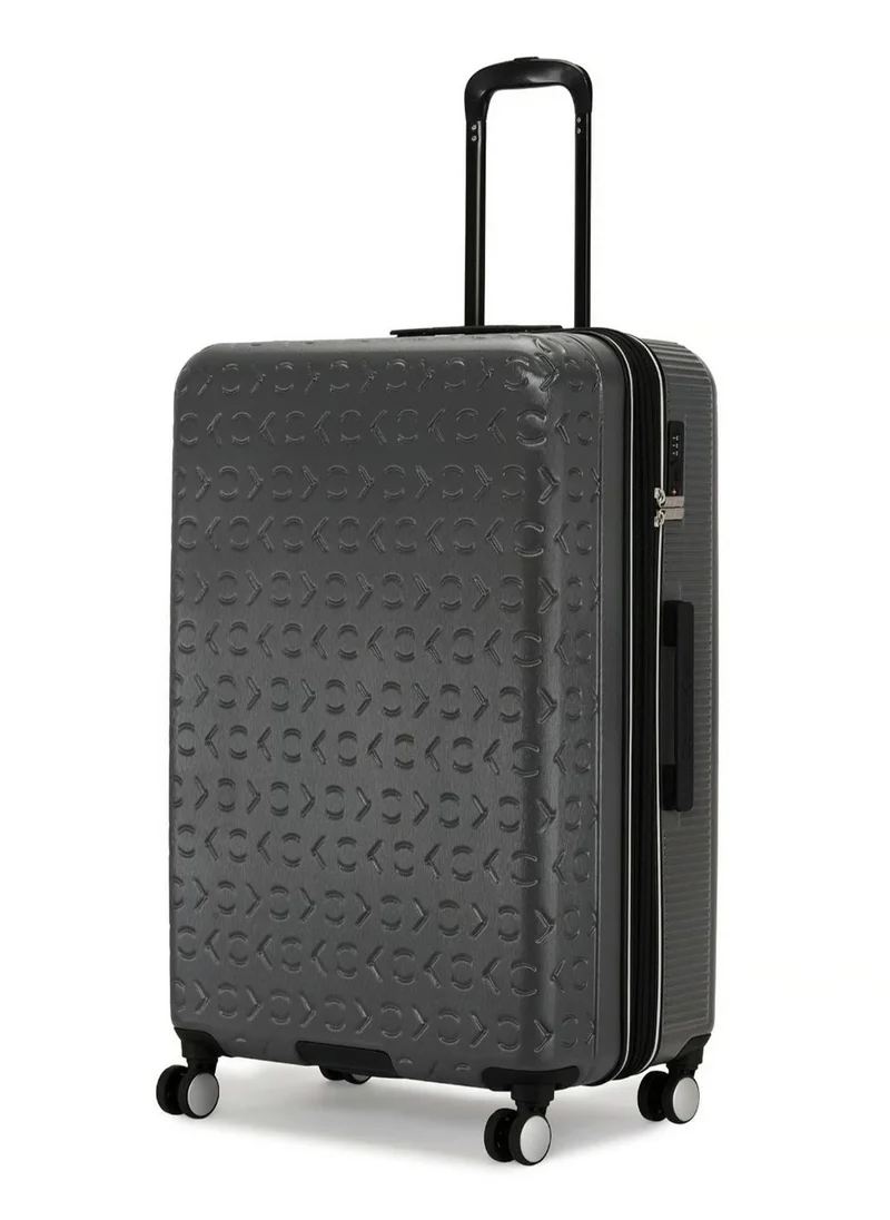 CALVIN KLEIN Fly Control Hardside Spinner Luggage On Wheels, Ultra Lightweight ABS, 4 Double Wheels