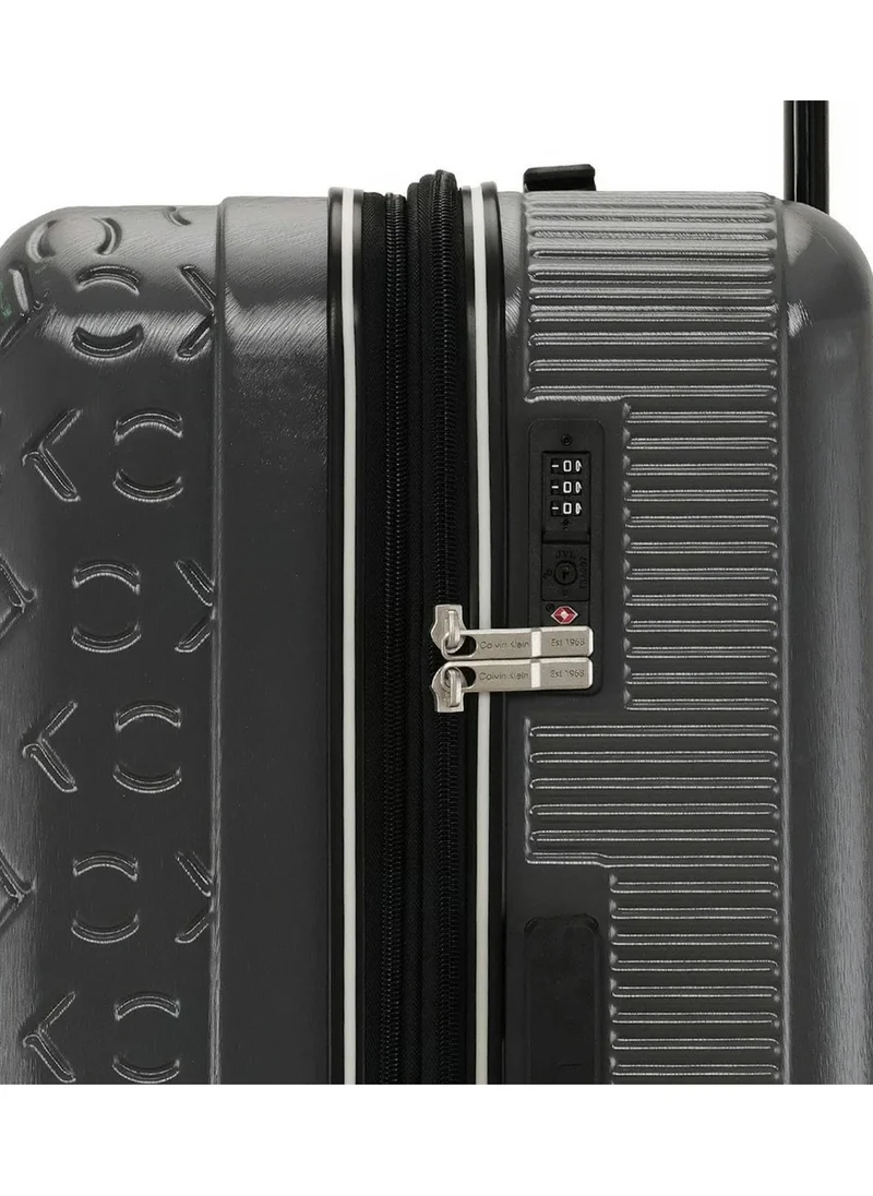 كالفن كلاين حقيبة سفر Fly Control Hardside Spinner ذات العجلات، خفيفة الوزن للغاية من مادة ABS، 4 عجلات مزدوجة