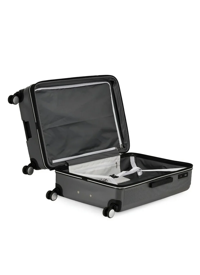 كالفن كلاين حقيبة سفر Fly Control Hardside Spinner ذات العجلات، خفيفة الوزن للغاية من مادة ABS، 4 عجلات مزدوجة