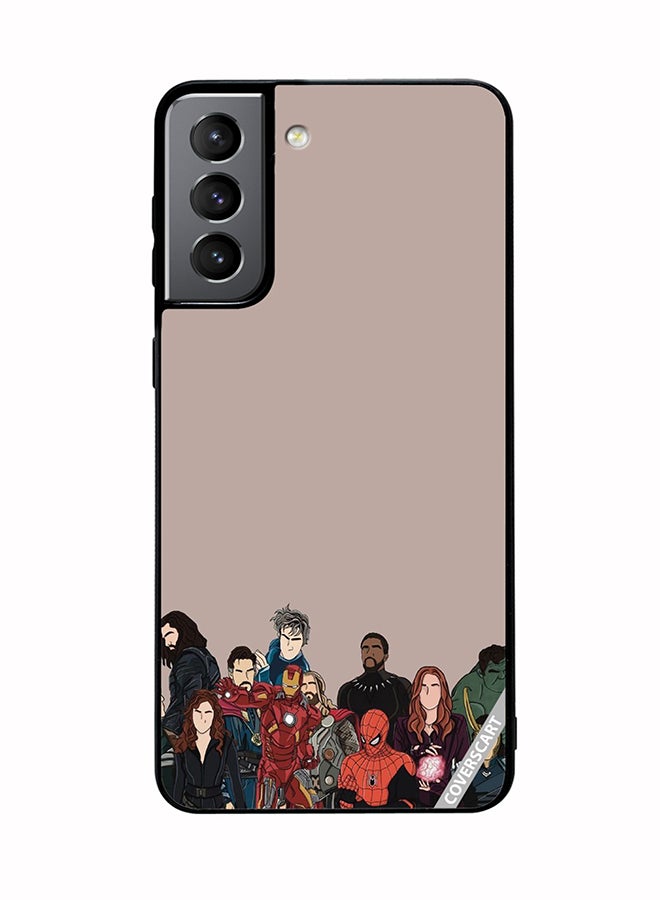 COVERSCART Protective Case Cover For Samsung Galaxy S21 FE 5G All Avenger Heros Design Multicolour