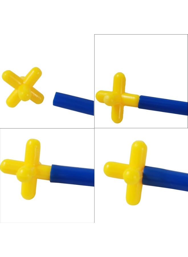 DUNISO 300 Pcs Children's Straw Building Set ，Straw Constructor Stem Building Toys，Straw Building Blocks Stem Kit，Safe and Fun，Gift for Boys and Girls - Image 5