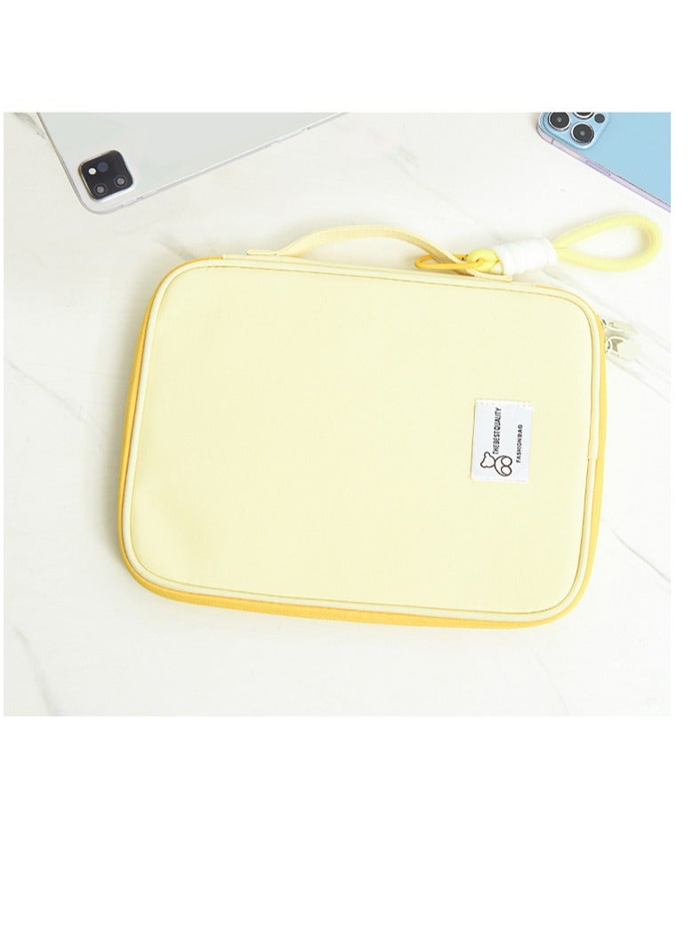 general IPad Sleeve 9-11 Inch Tablet Sleeve,iPad Pouch for Women and Men, Cute iPad Air Sleeve, iPad Sleeve 11 Inch Tablet Case, 10 Inch Tablet Sleeve iPad Air, iPad Pro 11 Travel Case（yellow） - Image 2