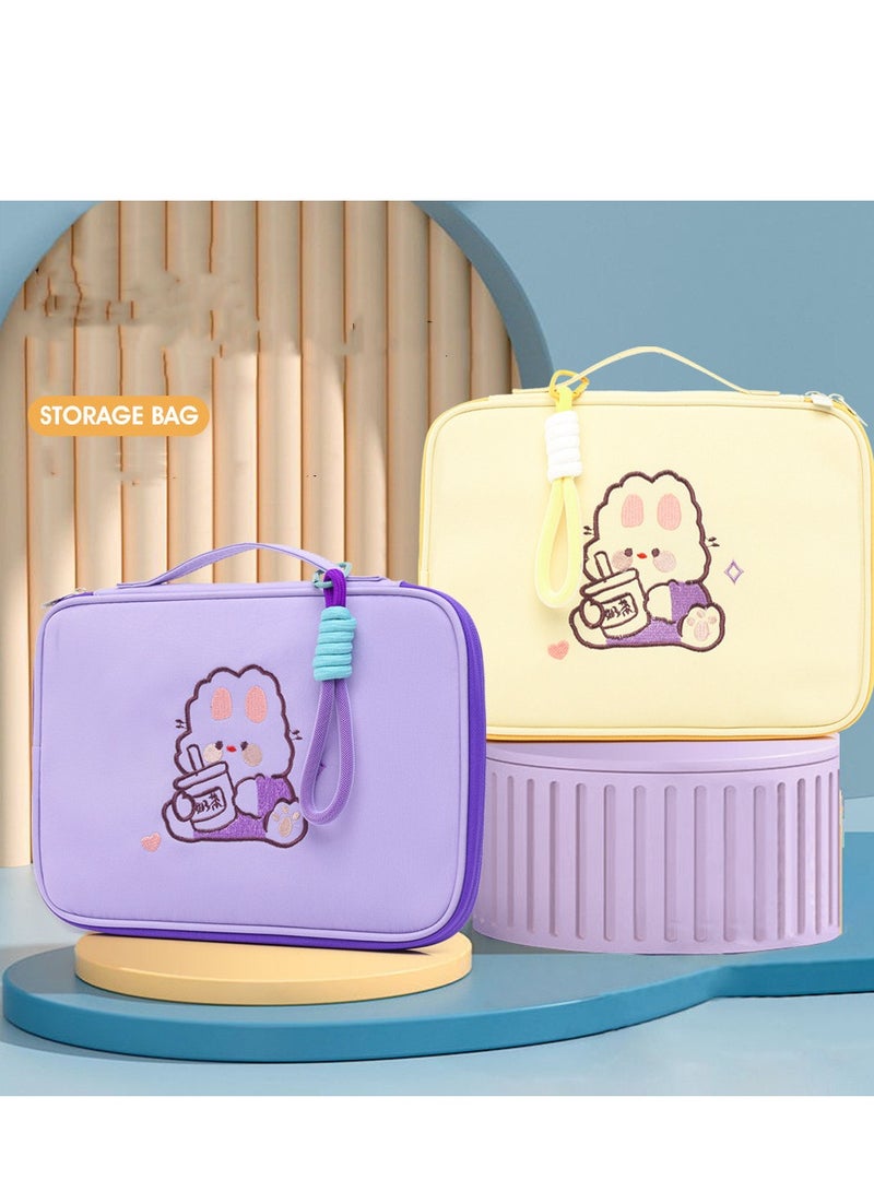 general IPad Sleeve 9-11 Inch Tablet Sleeve,iPad Pouch for Women and Men, Cute iPad Air Sleeve, iPad Sleeve 11 Inch Tablet Case, 10 Inch Tablet Sleeve iPad Air, iPad Pro 11 Travel Case（yellow） - Image 3