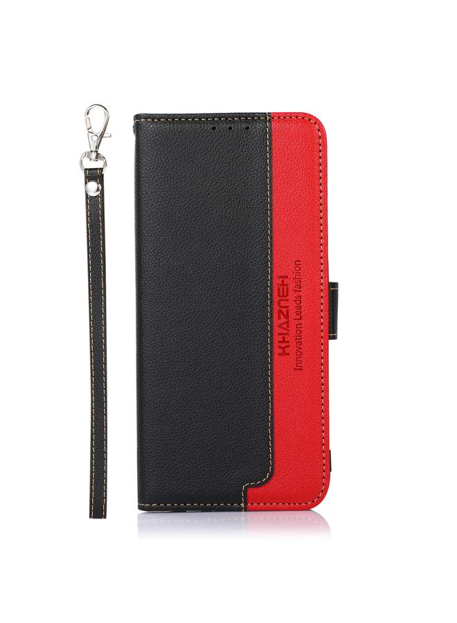 S-TOP Case For Motorola Moto G35 5G KHAZNEH Litchi Texture Leather RFID Phone Case - Image 3