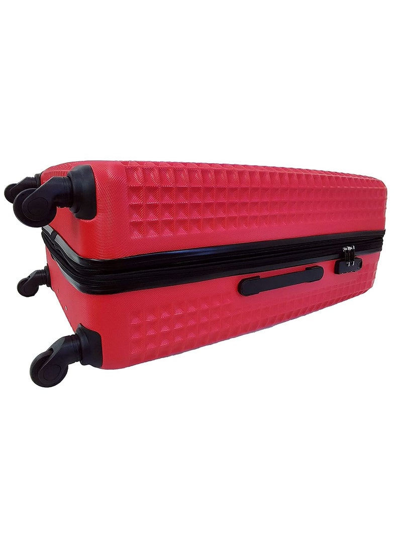 ROWER Luggage Set of 3 Hard Side Lightweight Travel Bag Trolley Set With Spinner Wheels & Lock (20/25/29 Inches) - Image 5