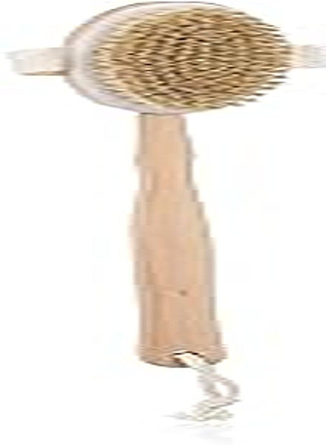 Bath Brush Long Wooden Handle Removable Bristles Exfoliating Dry Skin Back Cleansing Bath Massage Cleansing Brush