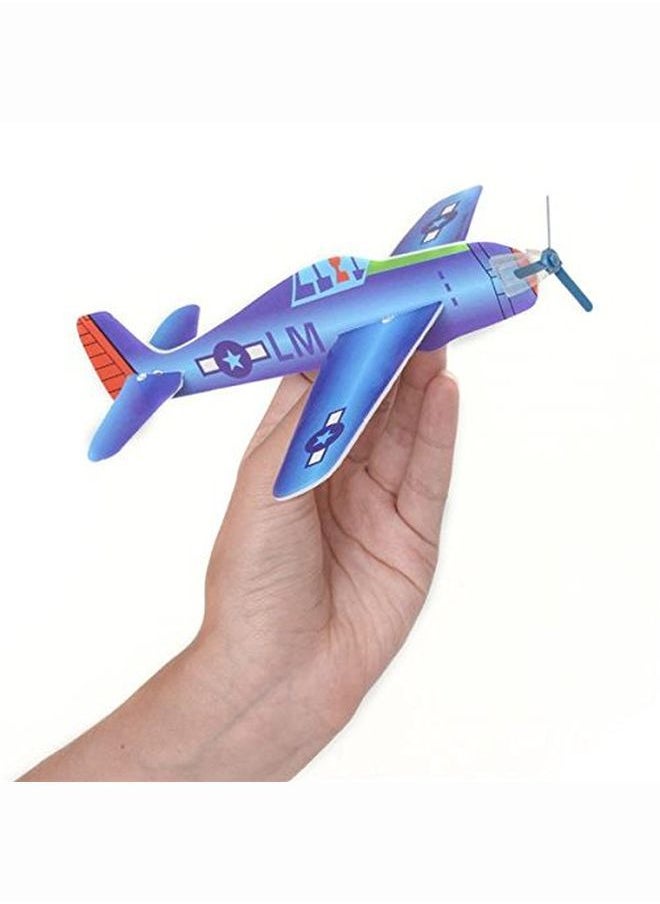 Rhode Island Novelty 8 Inch Flying Glider Plane Set Of 12  - Image 3