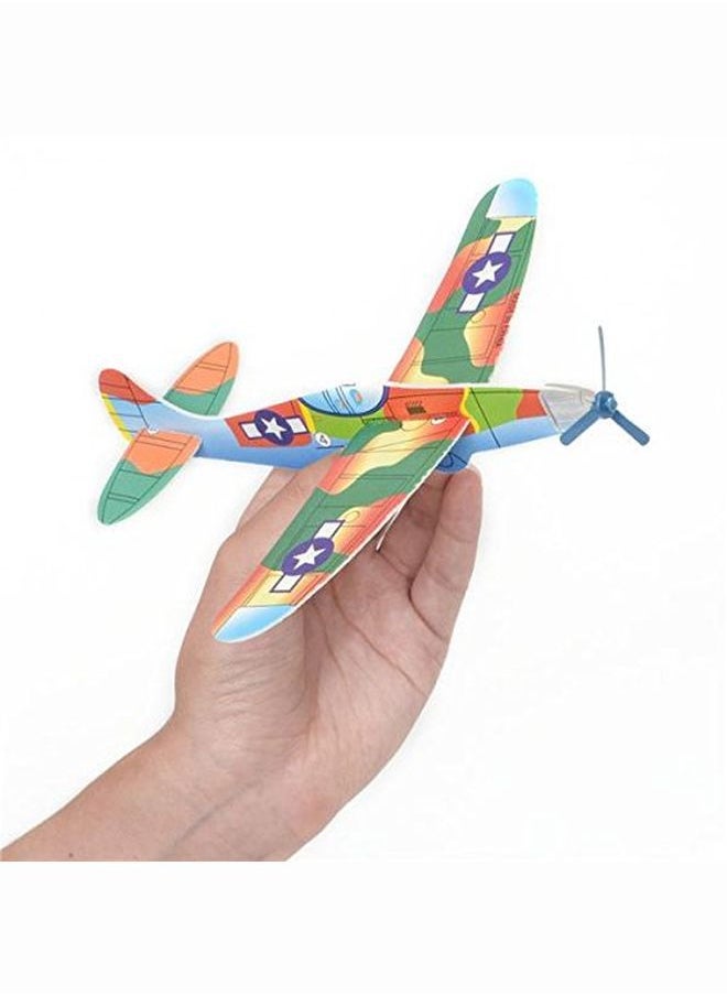 Rhode Island Novelty 8 Inch Flying Glider Plane Set Of 12  - Image 2