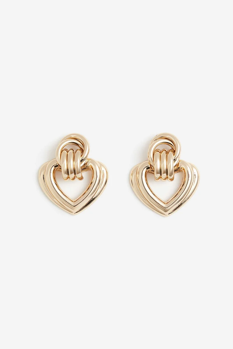 اتش اند ام Heart-Shaped Earrings