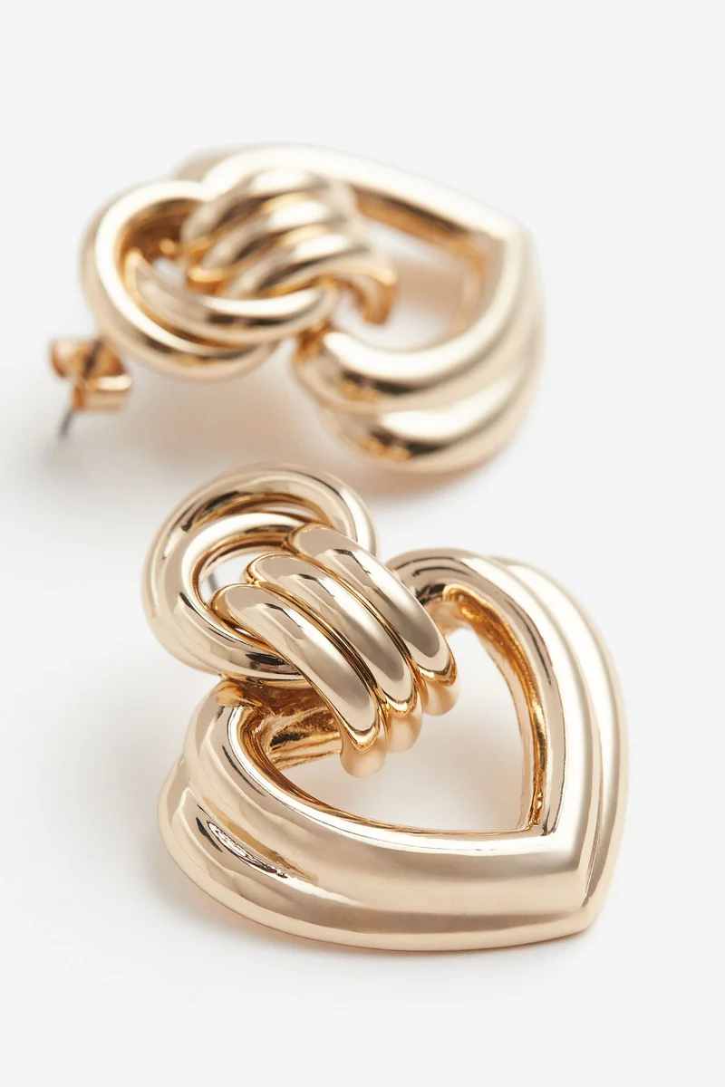 اتش اند ام Heart-Shaped Earrings