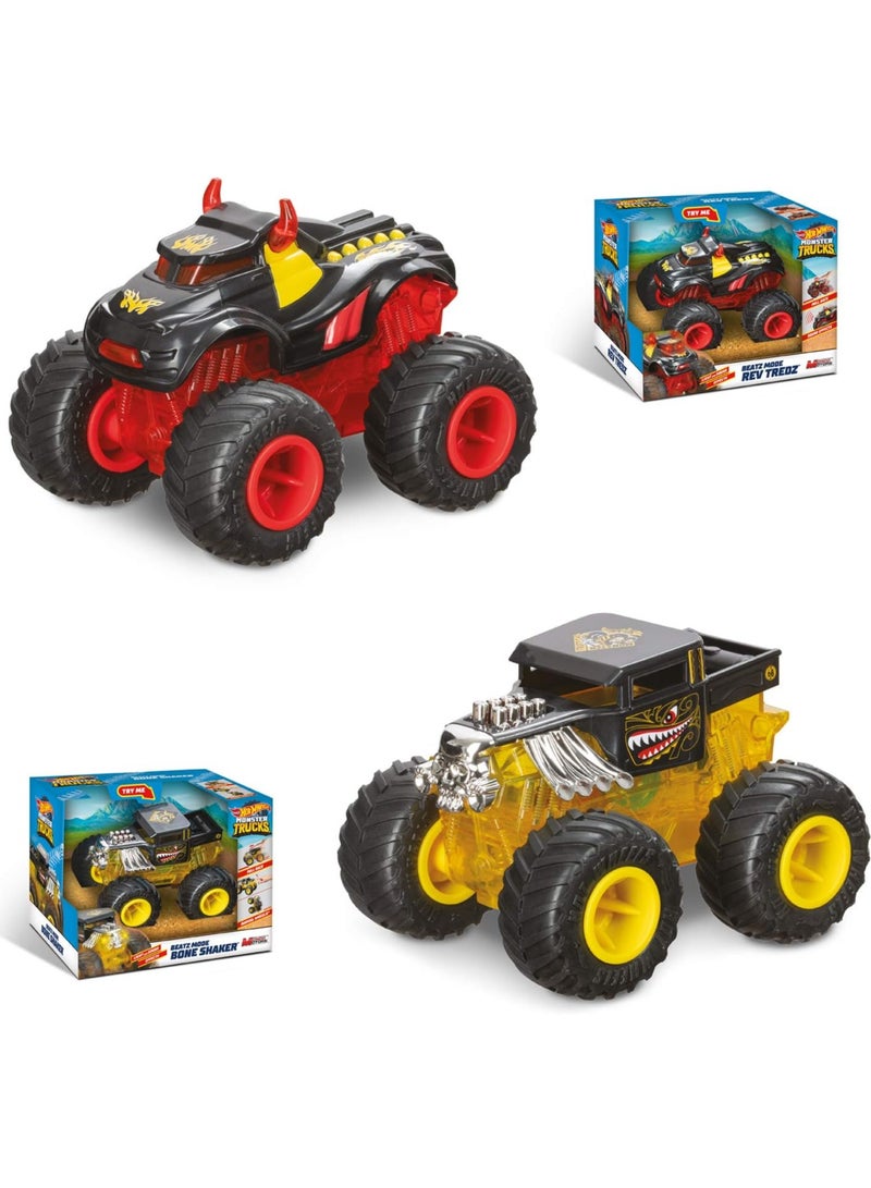 Hot Wheels Monster Trucks Beatz Mode - Assorted, 1 Piece Only - Image 1