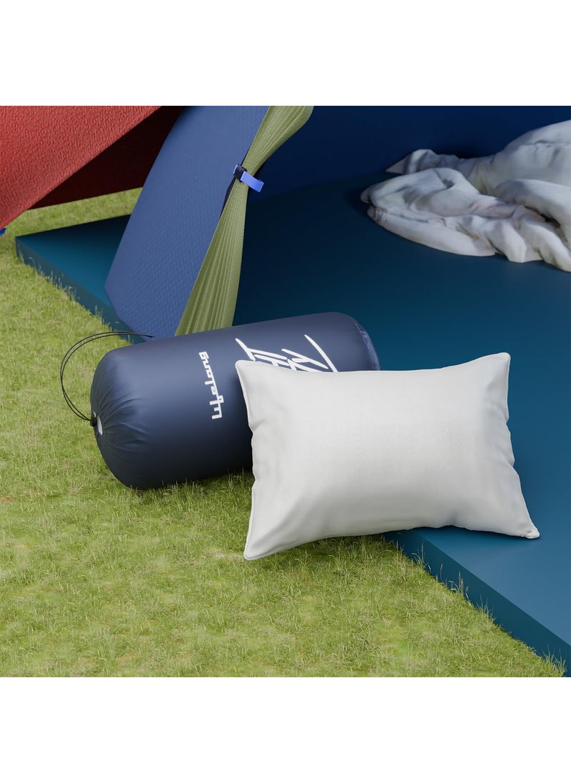 Lifelong Lifelong Pillow for Camping-Neck Pillow for Travel-Travel Accessories Use While Sleeping in Airplane,Car,Hammock Bed&Camp -Car Pillow with Portable Bag -Small Portable Pillow for Adults&Kids,Grey  - Image 1