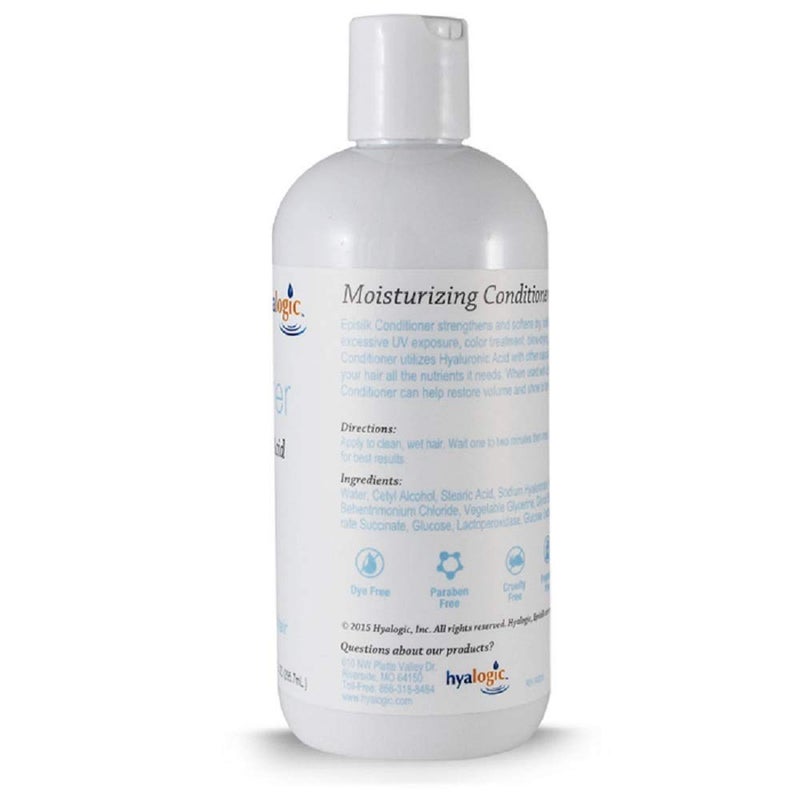 Hyalogic Episilk Hair Conditioner with Hyaluronic Acid & Collagen for Moisture & Volume â€“ Gentle, Paraben-Free Hair Care Conditioner for All Hair Types (10 fl oz) - Image 2