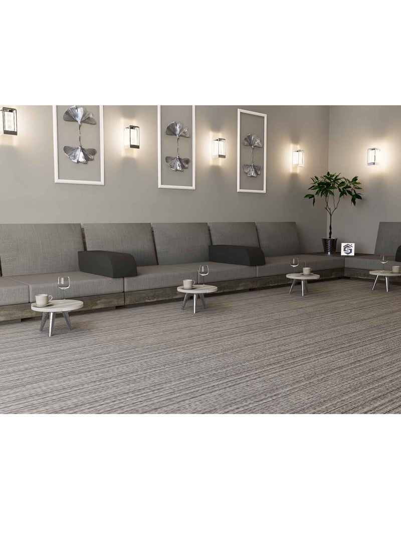 Stylish Home 4 small circular floor tables for sitting rooms, white and gray - GCT01 - Image 2