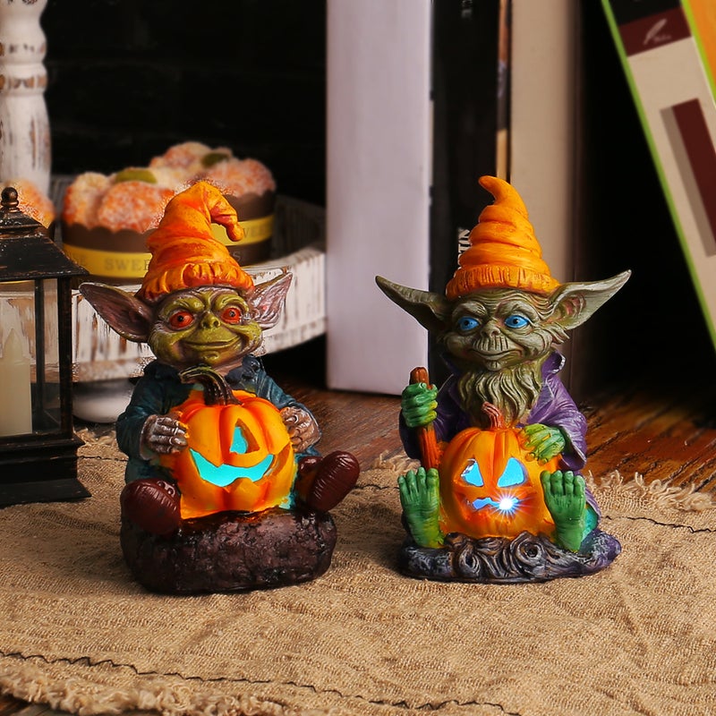 Halloween Pumpkin Light Elf Resin Decor CC3-29/B type - Image 5