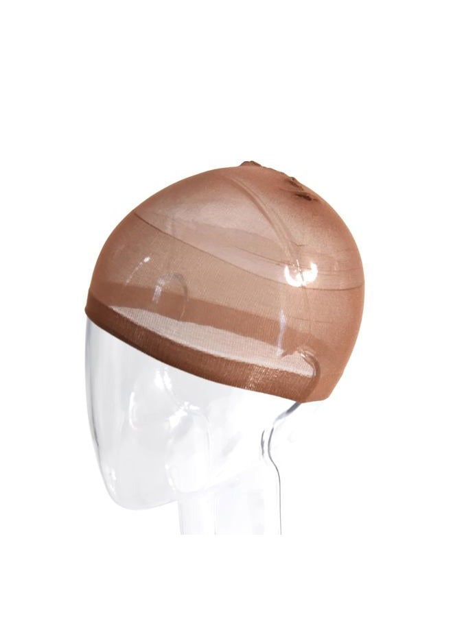 yantaisiyu 12 Pieces Wig Caps Stocking Wig Cap for Lace Front Wigs Nylon Wig Cap for Women Mesh Wig Cap(Dark Brown) - Image 5
