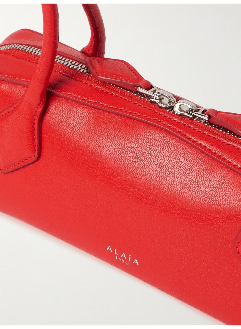 عاليا باريس ALAÏA Le Teckel حقيبة كتف جلدية متوسطة - Image 4