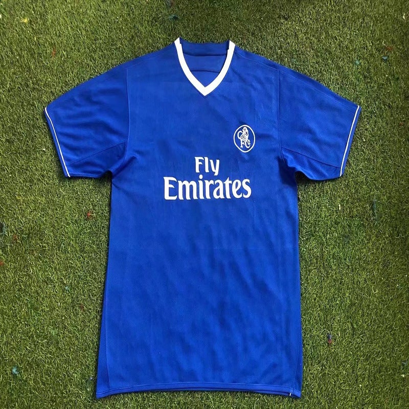 Chelsea Jersey Retro 12 Champions League No. 98 Desailly No. 25 Zola 9 Torres Short Sleeve Football Uniform Home - Image 4