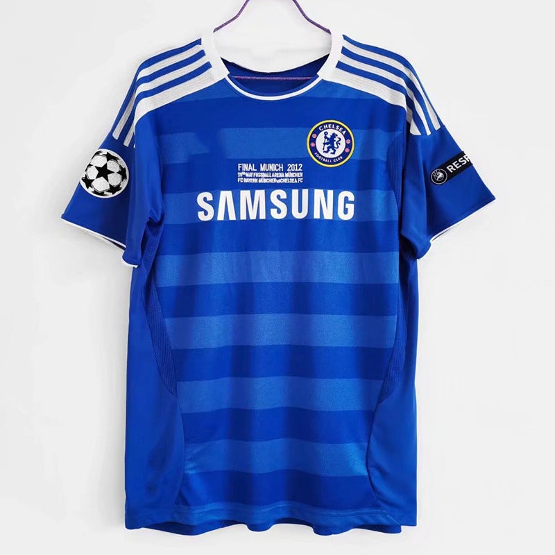 Chelsea Jersey Retro 12 Champions League No. 98 Desailly No. 25 Zola 9 Torres Short Sleeve Football Uniform Home - Image 5