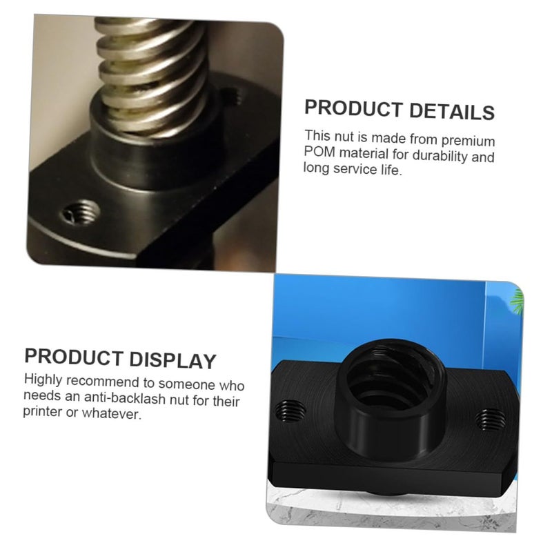 5Pcs Pom Lead Screw Nut High Precision Backlash Design For Printers CNC Mills DIY Projects - Image 5