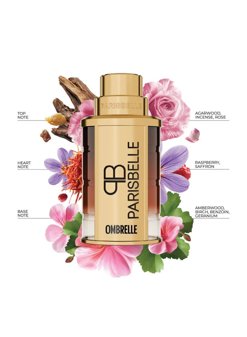 Parisbelle Ombrelle Extrait De Parfum 100ml Unisex Elegant Woody Floral Long Lasting Fragrance Parisbelle Perfume by Parisbelle - Image 2