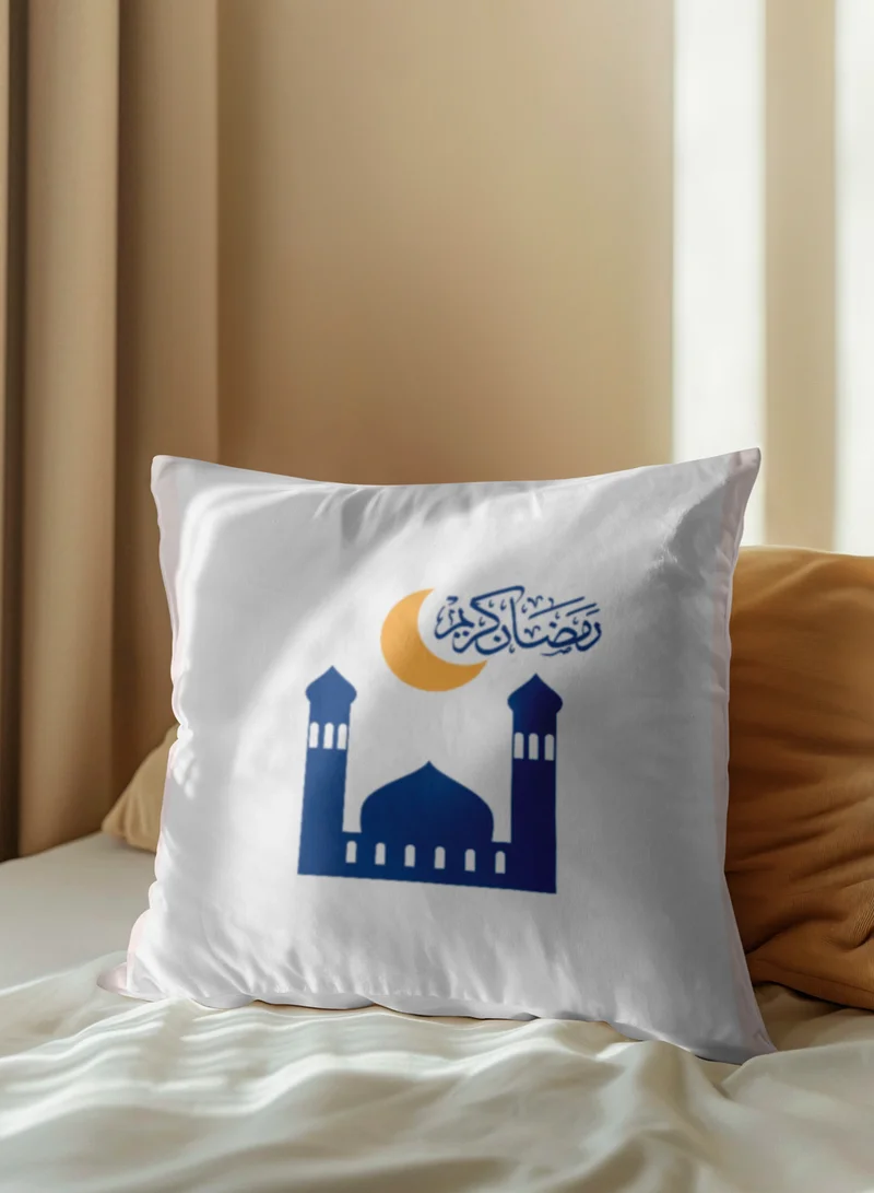 لوحة غطاء وسادة من البوليستر بتصميم رمضان كريم