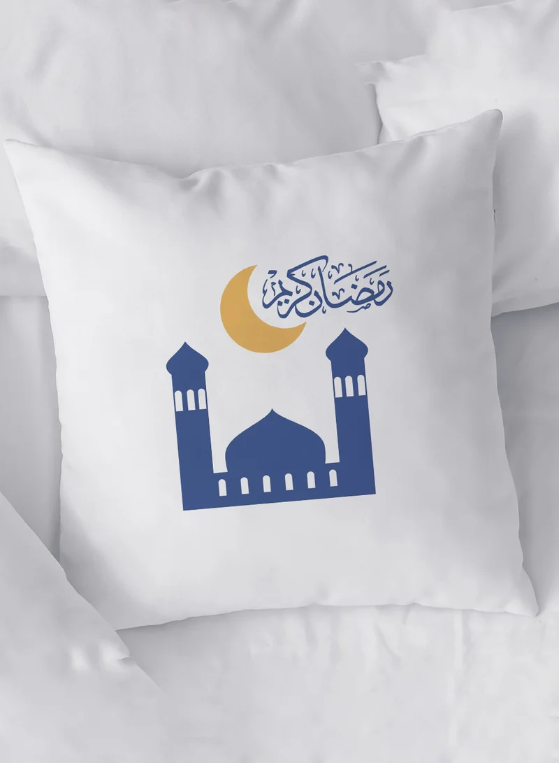 لوحة غطاء وسادة من البوليستر بتصميم رمضان كريم