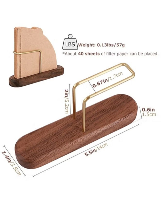 رف تخزين ورق فلتر القهوة