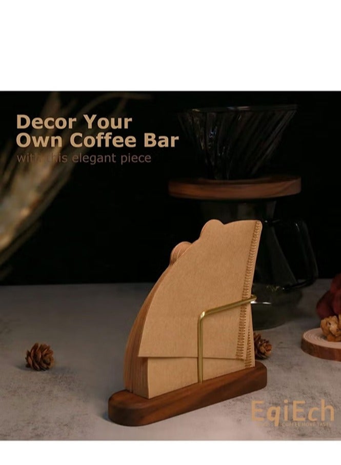 رف تخزين ورق فلتر القهوة