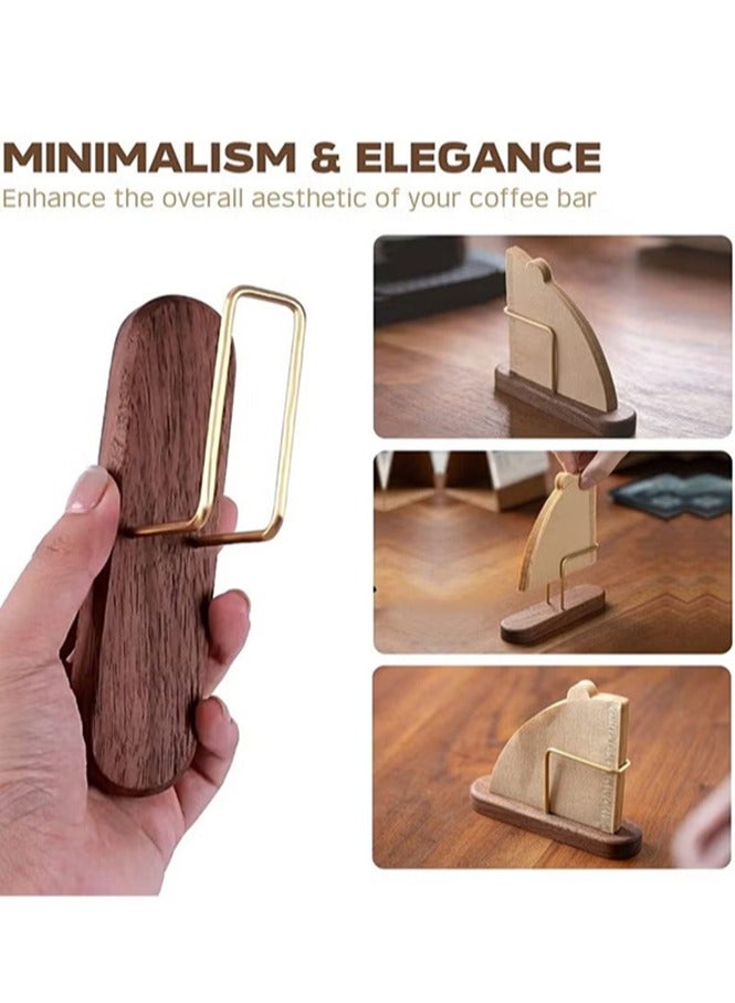 رف تخزين ورق فلتر القهوة