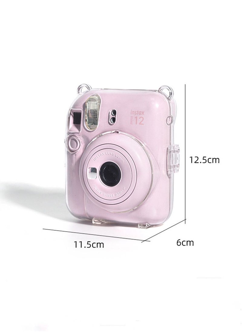 ماركة غير محددة - FujiFilm Instax ميني 12 كاميرا فورية تخزين الصور القضية حامي حمالة الكتف ملصقات جميلة - Image 1