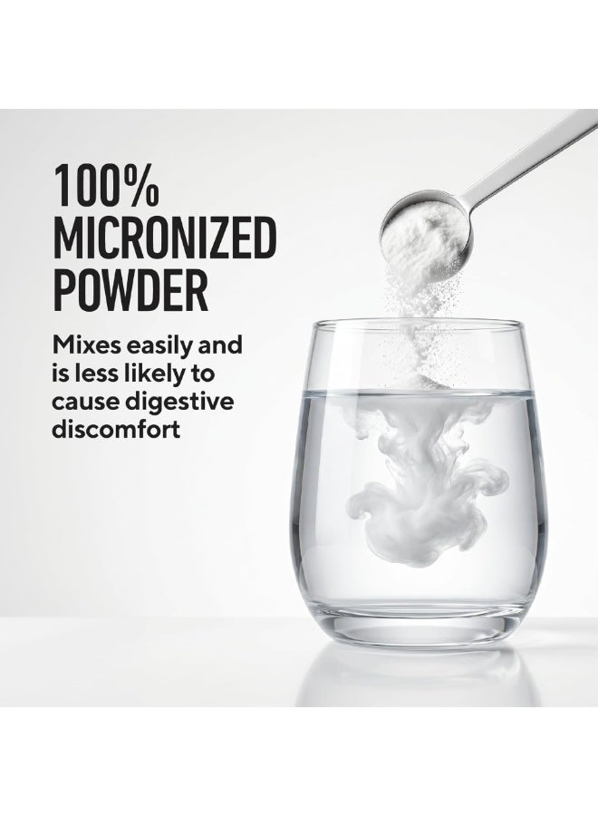 Micronized Creatine Monohydrate, Unflavored, Boosts Muscle And Strength Pain, Enhances Post-Workout Recovery, Improves Muscular Endurance, 60 Servings/Dietary Supplement/Net Wt 312 G / 11 Oz /0.69 Lbs