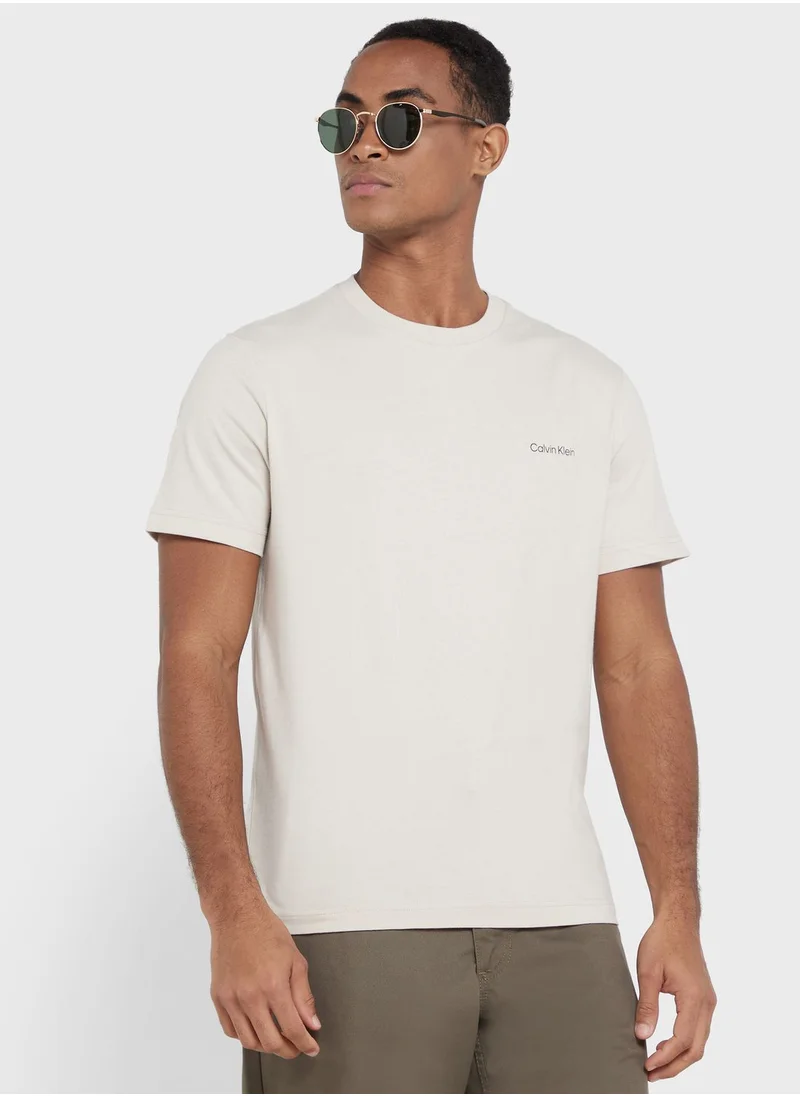 CALVIN KLEIN Logo Crew Neck T-Shirt