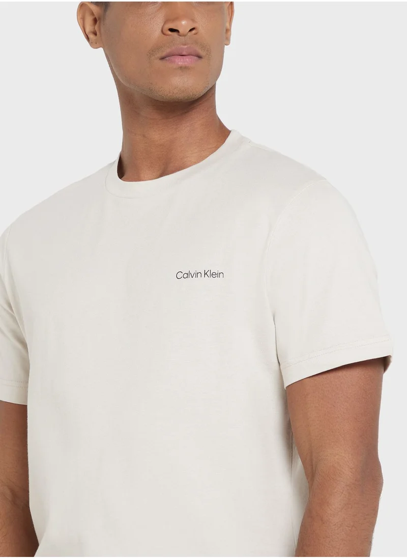 CALVIN KLEIN Logo Crew Neck T-Shirt