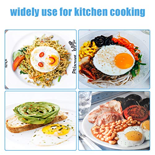 Emoly Silicone Non Stick, Egg Cooking Rings, Perfect Fried Egg Mold or Pancake Rings (New,4pcs), Multicolor - Image 3