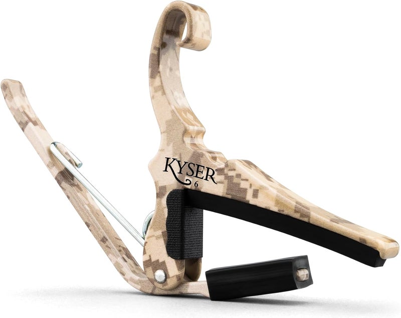 Kyser /Guitars for Vets Quick-Change Guitar Capo for 6-string acoustic guitars, KG6G4V2A - Image 1