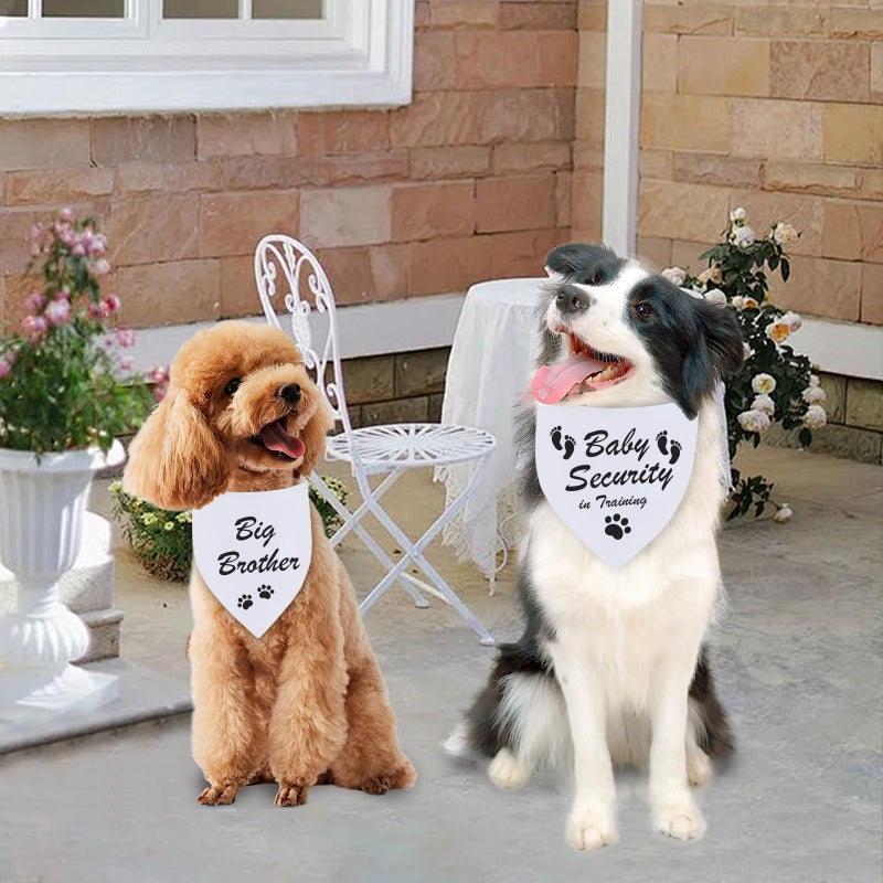 Agroon Blank Dog Bandanas White XLarge 1PCS, DIY Solid Cotton Scarf, Durable Triangle Reversible Bibs Handkerchief for Puppy Pet, Personalized Birthday/Party Fun Idea Gift - Image 4