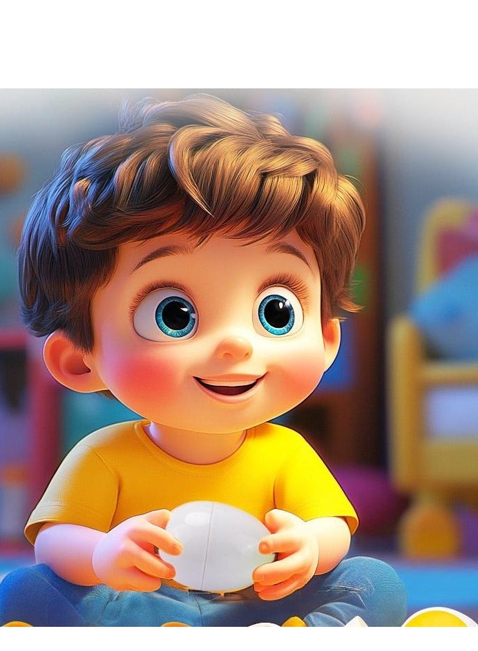 Easter Matching Game Eggs for Toddlers 12 pcs Set Color  Shape Egg Puzzle Toys Montessori Geometric Puzzle Sorter Smart Egg  Educational Preschool Fine Motor Skill Gifts for 1 2 3 Years Old Kids Boys Girls - Image 4