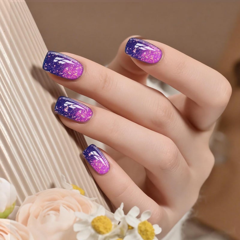 Vishine Color Changing Mood Nail Gel Polish Set - Temperature Color Changing UV LED Varnish Chameleon Gel Nail Art 8ml (Set002) - Image 3