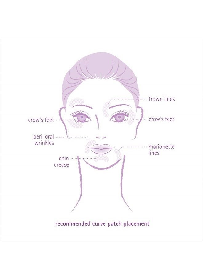 Toute Nuit by Mimiko Inc. - Toute Nuit Wrinkle Patches, Face Tape, Curve - Reducing Fine Lines Around Eyes and Mouth - 48 Patches - Image 1