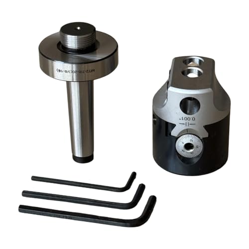 ONESTEP-TOOLS Boring Head 2"(7/8-20) With MT2 Shank 3/8-16 Thread and 9Pcs 1/2" Shank Boring Bar Sets - Image 5