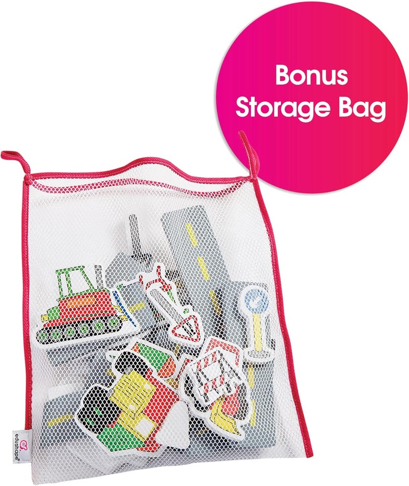 Edushape Magic Creations Road Construction Bath Foam Toys - Image 4