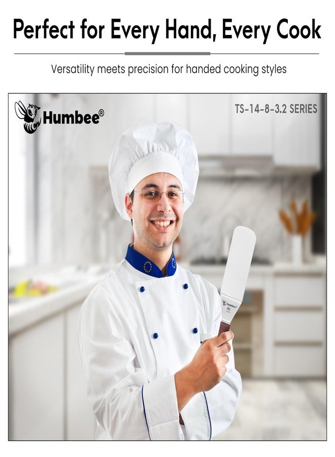 Humbee 9" x 3" Solid Beveled Edge Turner, Dishwasher Safe NSF, Shovel Brown - Image 5