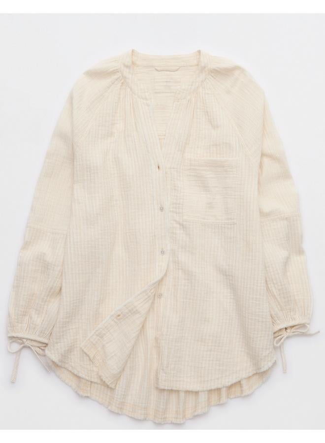 Aerie Daybreak Cover Up Shirt - Image 3