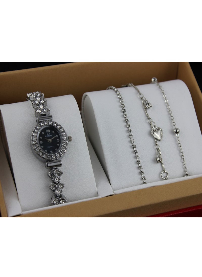 Reclaim with Argireline Women's evening watch set 