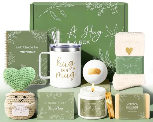 Giftota Sympathy Gifts Baskets for Women Hug in a Box Care Package Sympathy Gifts for Loss of Loved One Miscarriage Gift Sorry Your Loss Memorial Condolences Grief Bereavement Present for Loss - Image 1