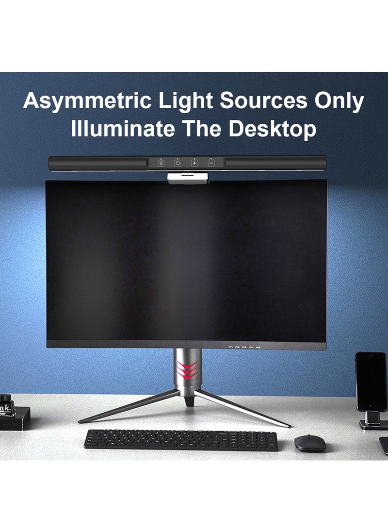 Glanfen Computer Monitor Light Bar with RGB Backlit,Screen Monitor Lamp for Eye Caring with Stepless Adjustment,Touch Control 400MM  - Image 2