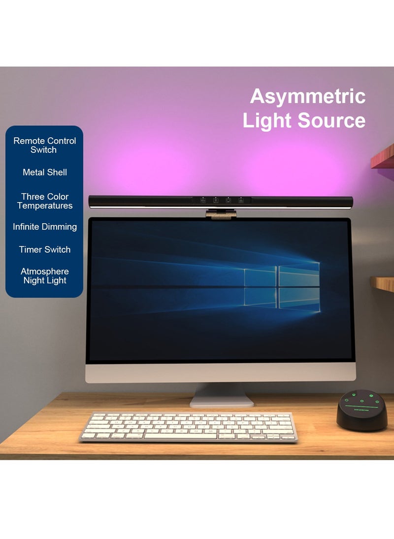 Glanfen Computer Monitor Light Bar with RGB Backlit,Screen Monitor Lamp for Eye Caring with Stepless Adjustment,Touch Control 400MM  - Image 5