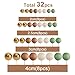 ASTARON 32 Pcs Ball Cake Topper Decorations Mini Balloons Cake Topper Sticks Foam Balls Cake Picks Cake Topper Balls Cake Decorations for Wedding Party Birthday Cake Decorating Green Brown Gold - Image 4