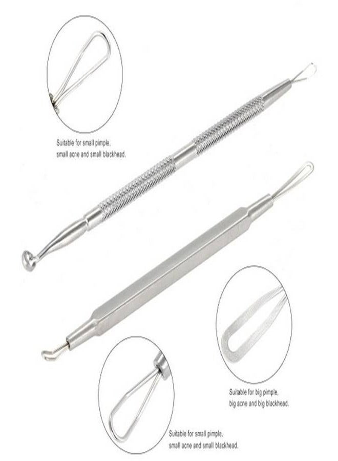 7 Pcs Blackhead Whitehead Popping Pimple Remover Acne Extractor Tools Kit - Image 4